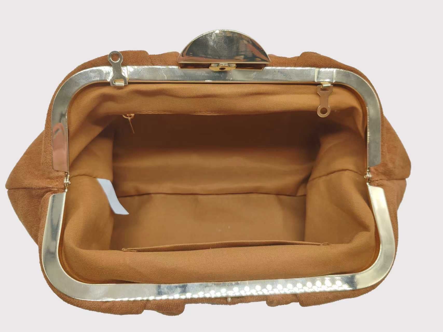 Borsa da banchetto in pile con clip art e tracolla.FF27407