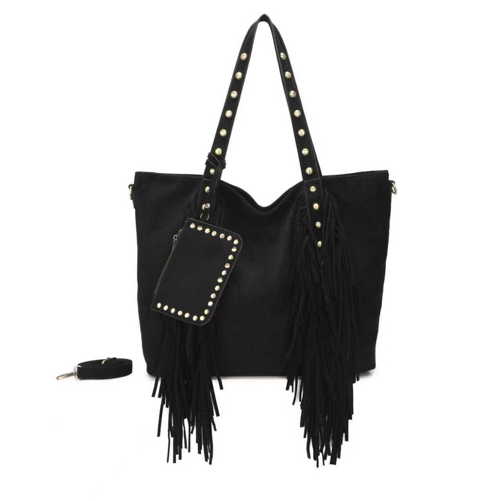 Borsa quotidiana casual con velluto e piccole tasche sul davanti Art.CE229
