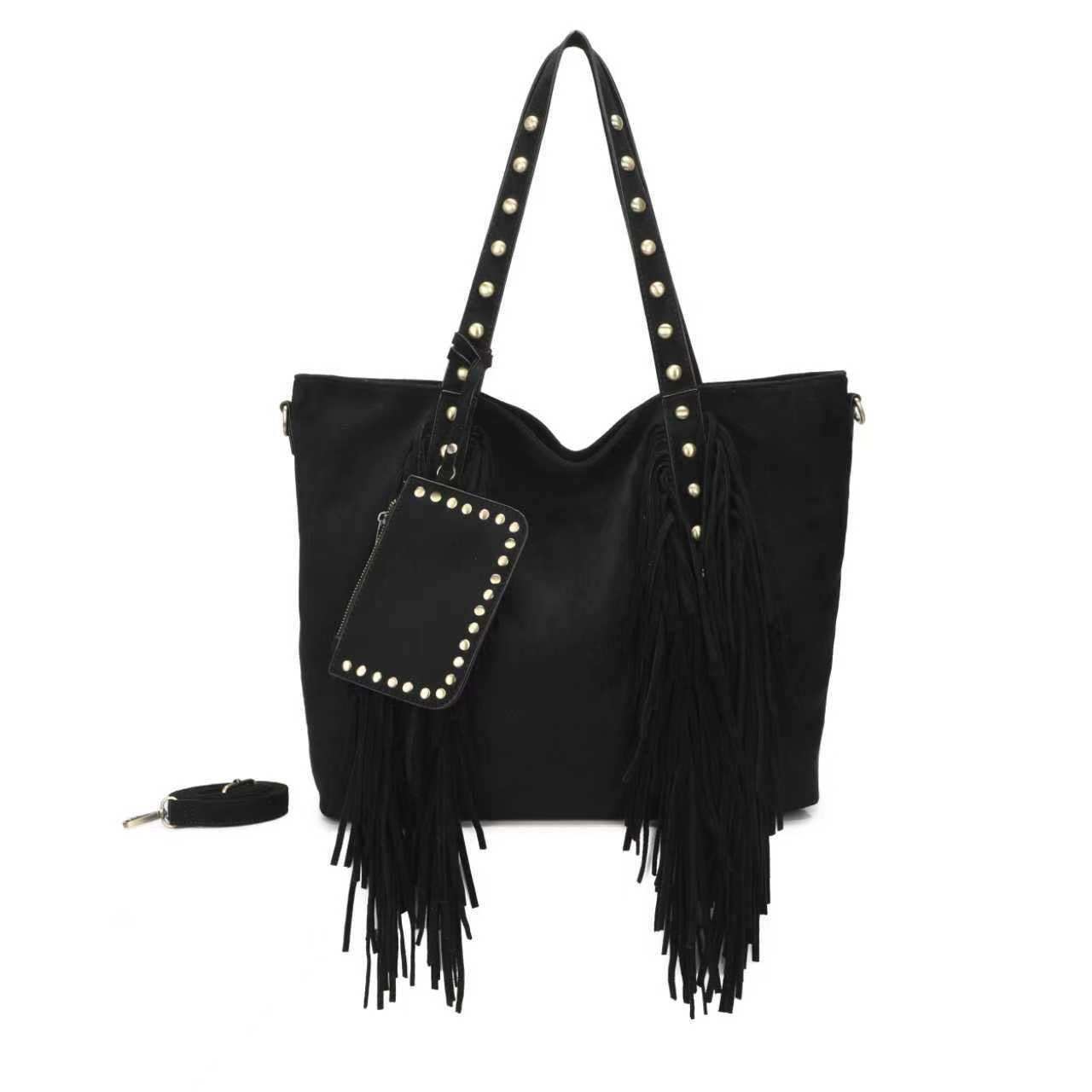 Borsa quotidiana casual con velluto e piccole tasche sul davanti Art.CE229