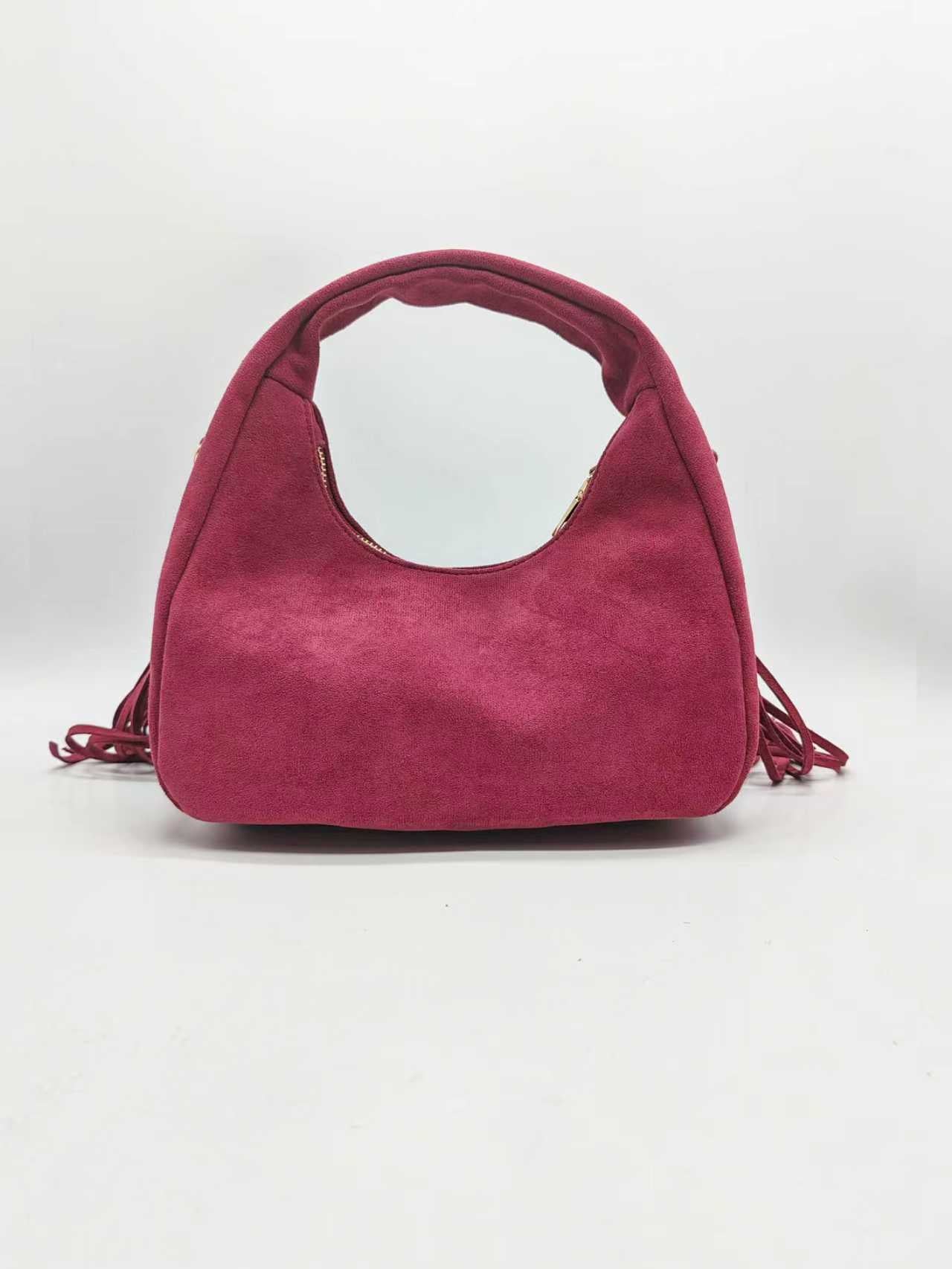 Borsa da Passeggio Quotidiana Casual in Camoscio con Baffi Art.FF27498