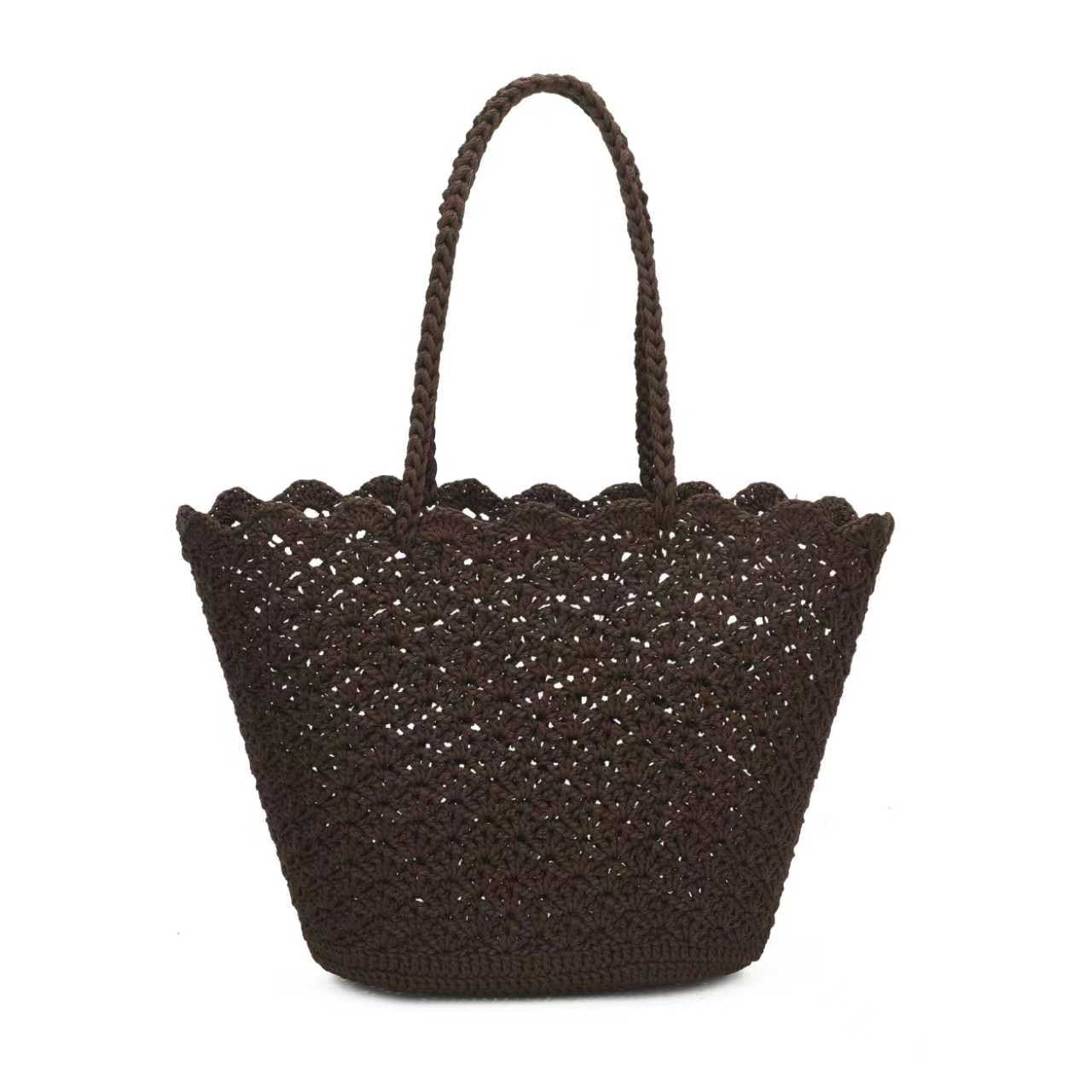 Borsa Estiva Giornaliera in Lana Maglia Fissa Monospalla con Tasca Interna Art.C18036B