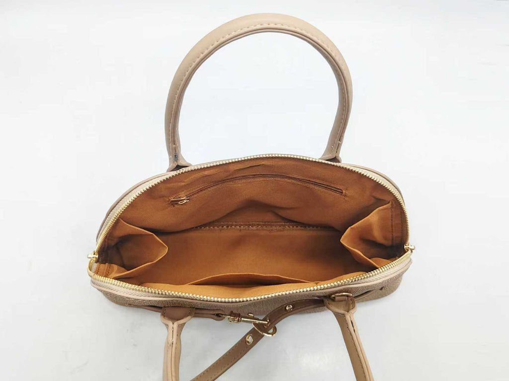 Borsa Casual Quotidiana a Mano con Decorazione Cintura Pu Motivo Tessuto Art.FF27458