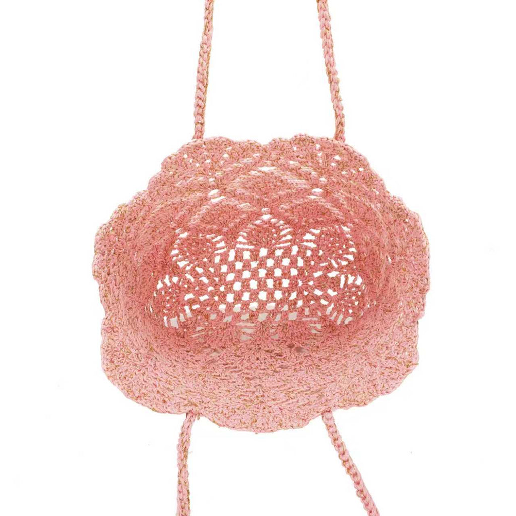 Borsa estiva giornaliera in maglia di lana con spalla fissa e tasca interna Art.C20015