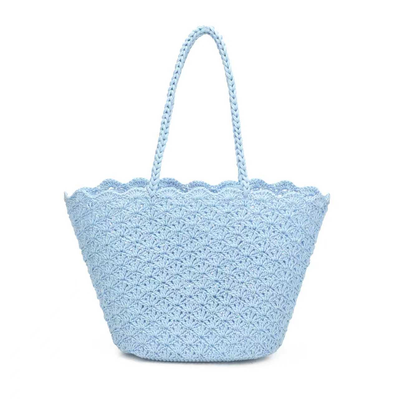 Borsa Estiva Giornaliera in Lana Maglia Fissa Monospalla con Tasca Interna Art.C18036B