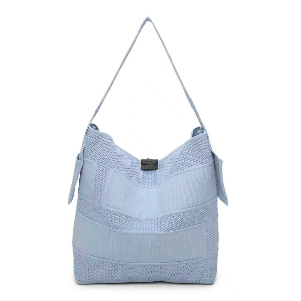 Borsa Casual Monospalla in Tessuto a Maglia Con Lettere Art.FF006
