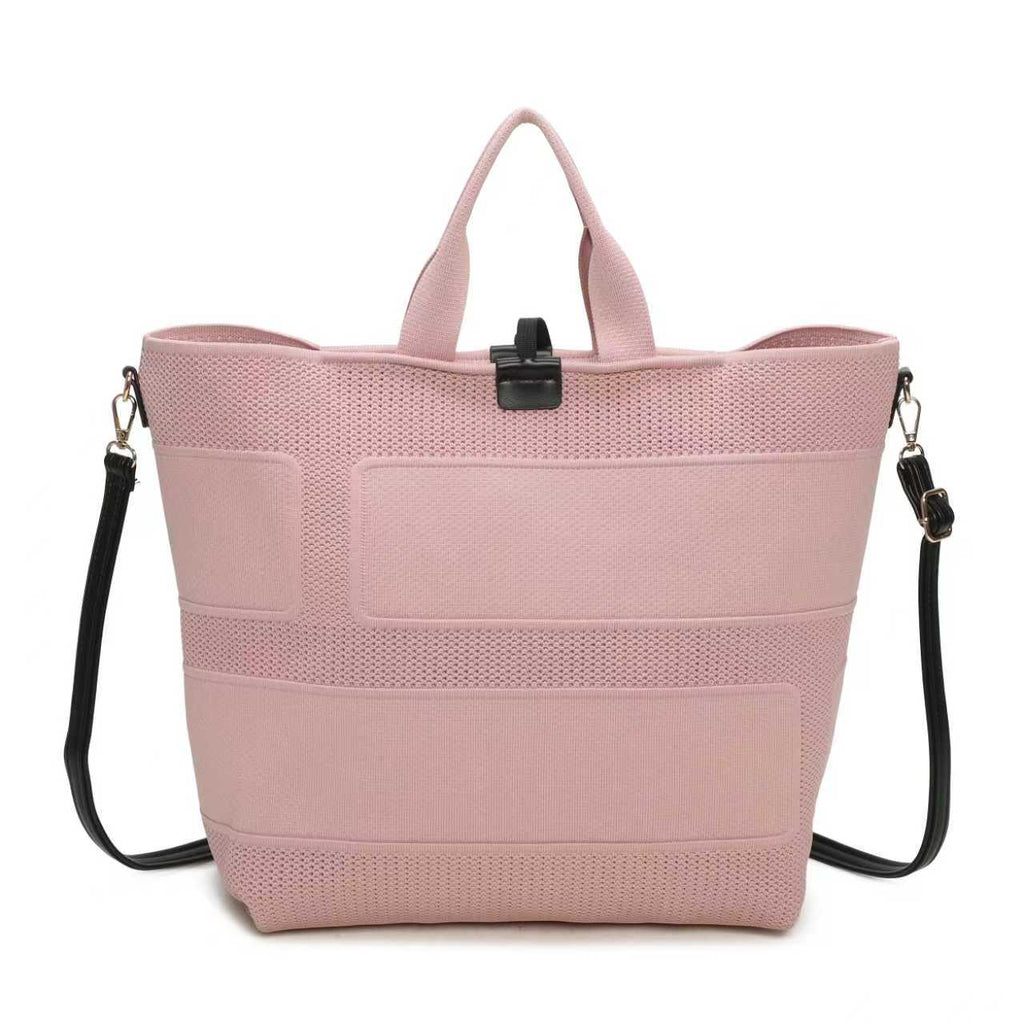 Borsa Casual Monospalla in Tessuto a Maglia Con Lettere Art.FF2404