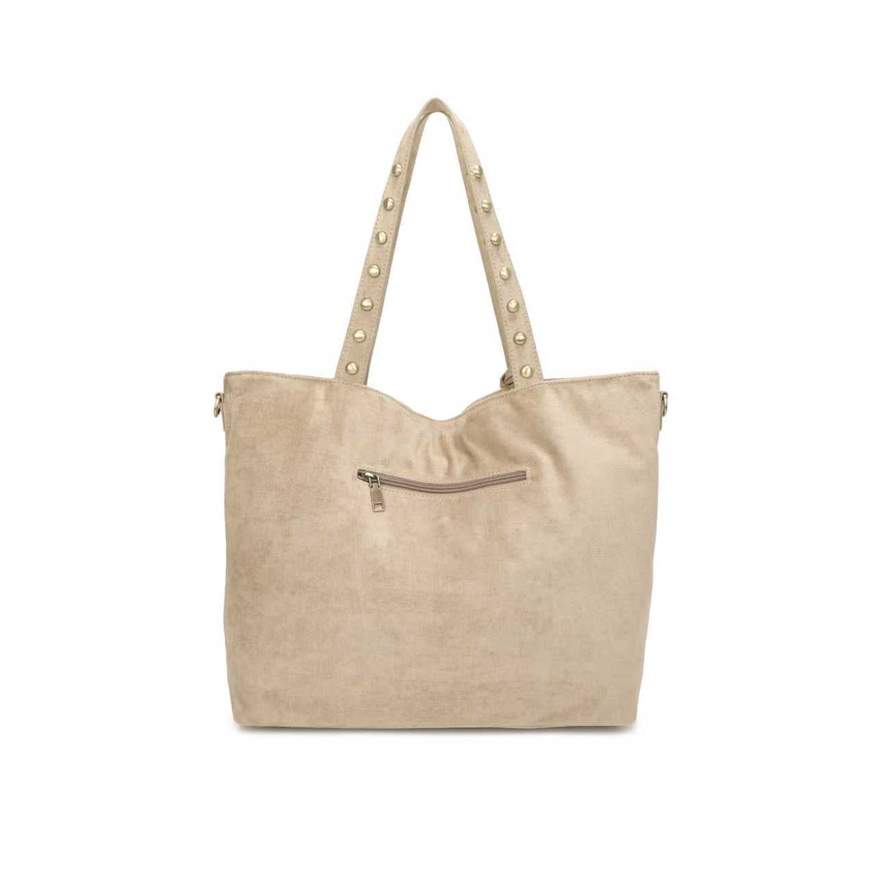Borsa quotidiana casual con velluto e piccole tasche sul davanti Art.CE229