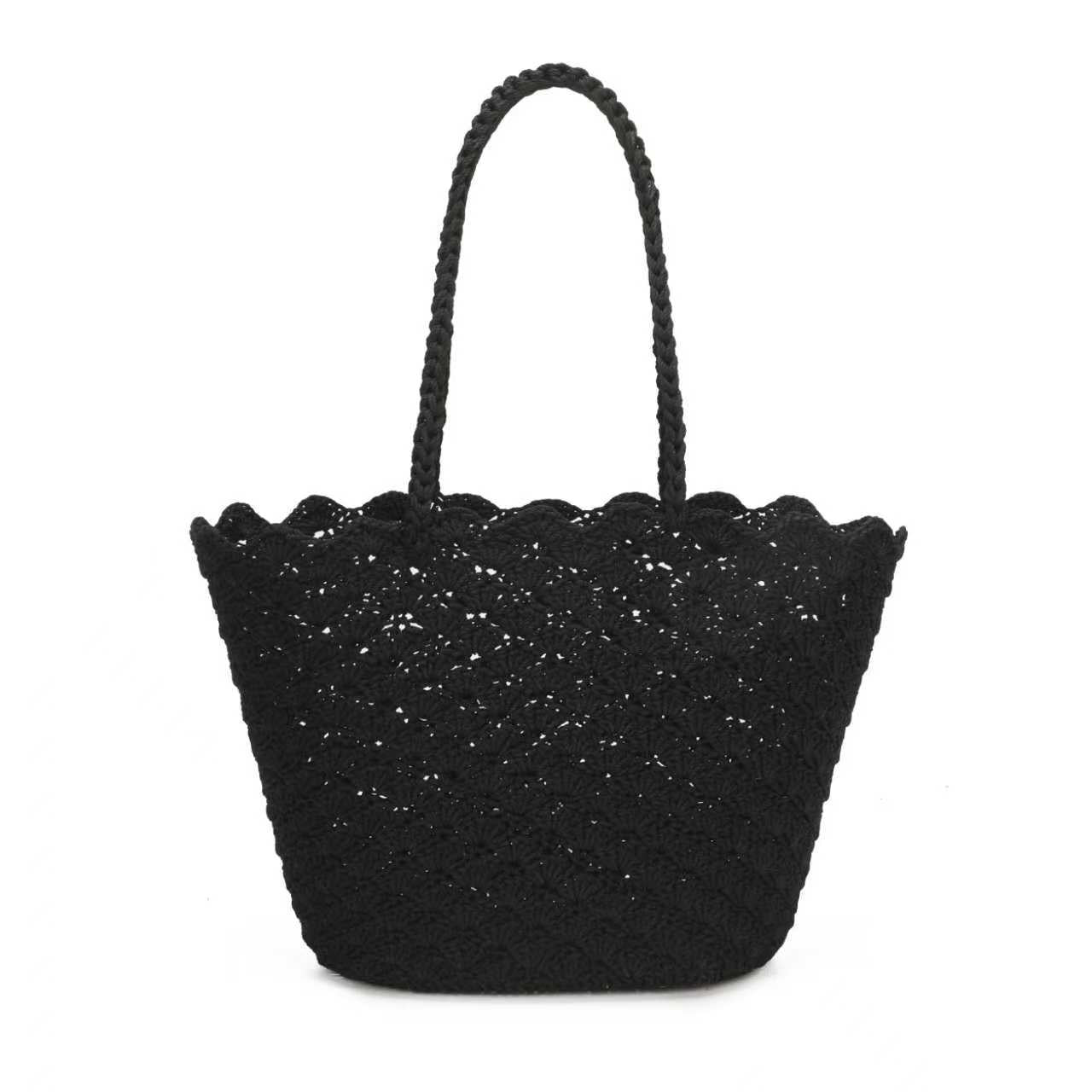 Borsa Estiva Giornaliera in Lana Maglia Fissa Monospalla con Tasca Interna Art.C18036B