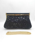 Pizzo con perline con clip per borsa elegante da sera Art.FF27489