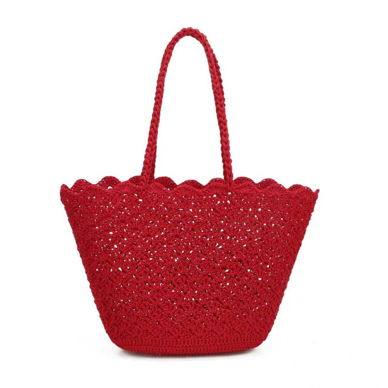 Borsa Estiva Giornaliera in Lana Maglia Fissa Monospalla con Tasca Interna Art.C18036B