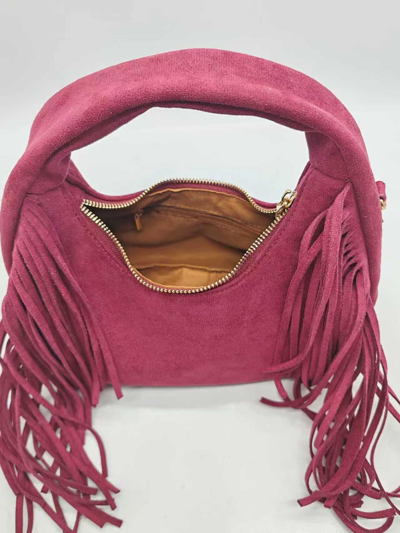 Borsa da Passeggio Quotidiana Casual in Camoscio con Baffi Art.FF27498