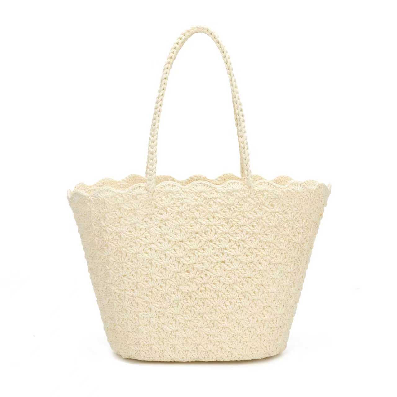 Borsa Estiva Giornaliera in Lana Maglia Fissa Monospalla con Tasca Interna Art.C18036B