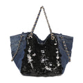 Denism Bead Iron Chain Wrist Dual-Use One-Shoulder Causal Fashion Bag Art.XSL-2315